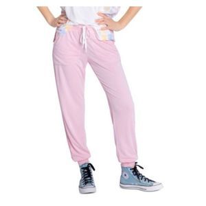 P.J.SALVAGE Intimates Pink Banded Cuffs Pocketed Sleep Pants M